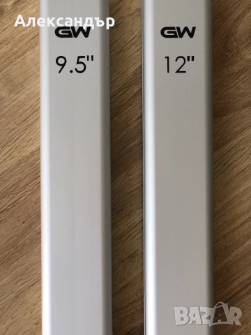 GW 520mm Aluminium Radius Sanding Beam за 9.5" и 12" fretboard радиус