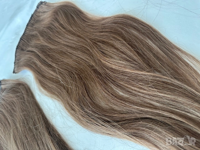 Естествена коса 200 гр., 60 см , нова, снимка 10 - Аксесоари за коса - 54984784