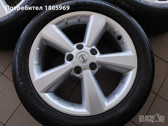 4бр. ал. джанти Nissan (оригинални) 5x114,3 , 6,5x17 , ET40