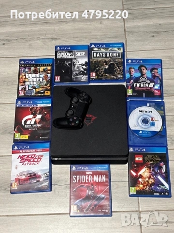 PS4 SLIM 500GB Топ качество