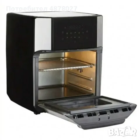Фурна еър фрайър Sokany 12L 1800W, снимка 5 - Фритюрници - 55513596