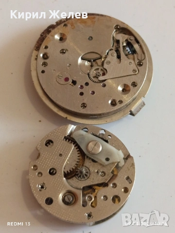 Лот 12 броя механизми за механичен часовник стари за части КОЛЕКЦИЯ 48060, снимка 2 - Антикварни и старинни предмети - 54143242