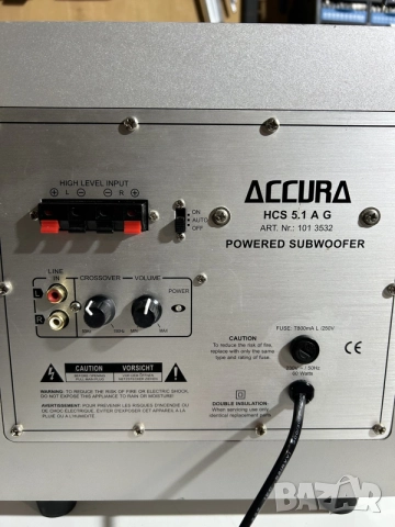 Активен субуфер Accura, снимка 3 - Тонколони - 55152243
