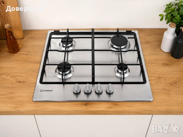 Нов газов плот за вграждане INDESIT THA642IX/I, снимка 4 - Котлони - 55138117