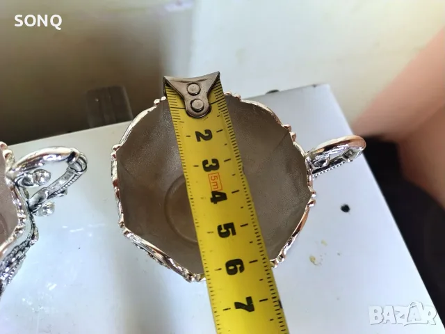 Страхотен Посребрен Сервиз, снимка 9 - Антикварни и старинни предмети - 55453367