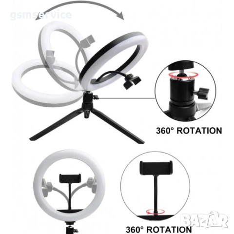 RGB ринг аз селфи Tik Tok Instagram, снимка 8 - Селфи стикове, аксесоари - 54719238