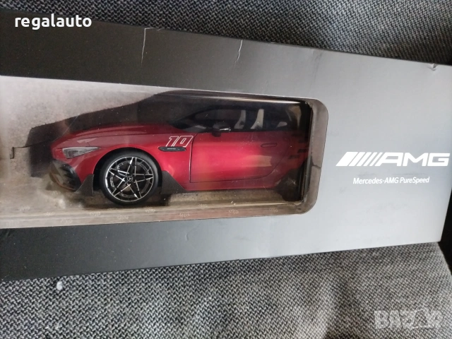 B66960669,умален модел,die-cast Mercedes-AMG SL PureSpeed Spider 1:18, снимка 10 - Колекции - 55203920