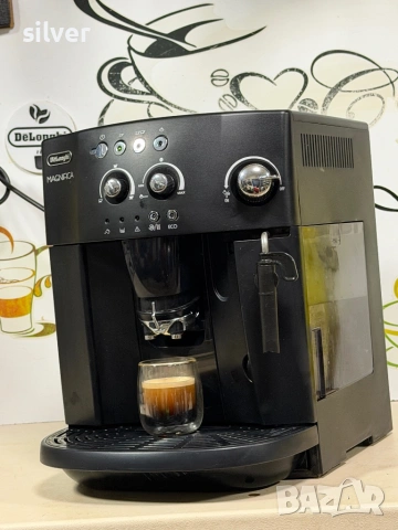 Кафемашина кафе автомат delonghi magnifica с гаранция, снимка 2 - Кафемашини - 54842671