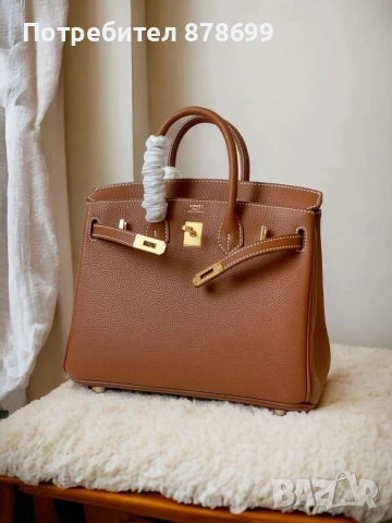 Hermes Birkin 25cm gold and gold, снимка 4 - Чанти - 55008242