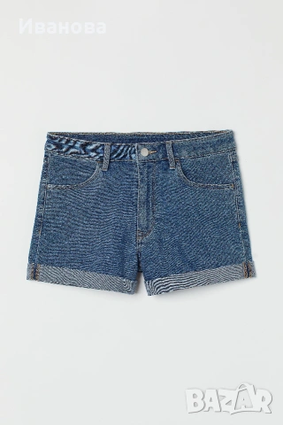 H&M Къси дънкови панталонки, снимка 3 - Къси панталони и бермуди - 55096152