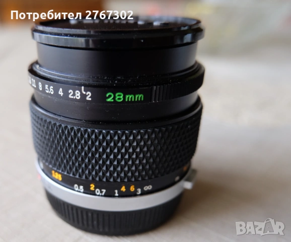 Olympus Zuiko MC Auto-W 28mm f2, снимка 2 - Обективи и филтри - 53654858