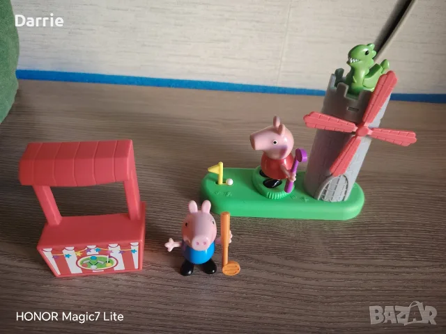 Peppa pig оригинална играчка сцена миниголф