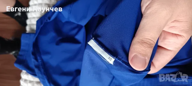 Adidas techfit размер М компресираща мъжка спортна тънка фланелка синя, снимка 5 - Тениски - 55421856
