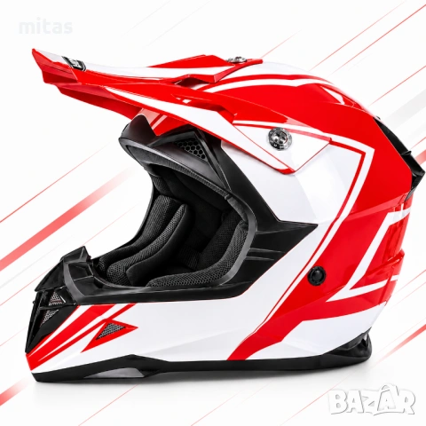 Кросова каска YEMA, Full Face, EN Сертифицирана, 7-модела, Размер: XS, S; M; L; XL, снимка 3 - Аксесоари за велосипеди - 54635593