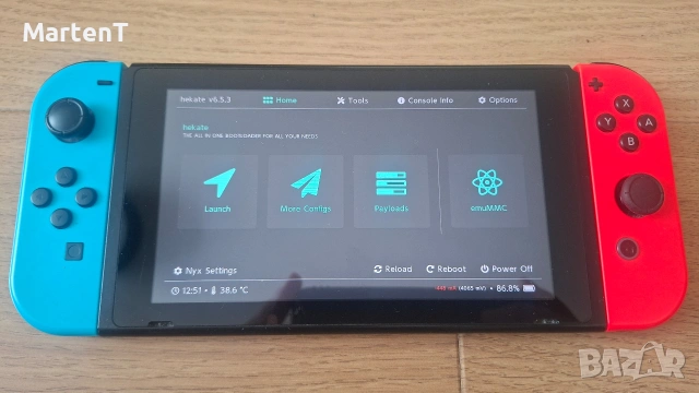Nintendo Switch Neon Red/Blue (V1 unpatched) с екстри и хак, снимка 8 - Nintendo конзоли - 55204139