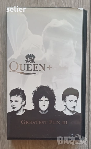 Queen – Greatest Flix III Оригинална VHS касета+ книжка Издание 1999г Състояние:VG+ Цена:15 евро  То