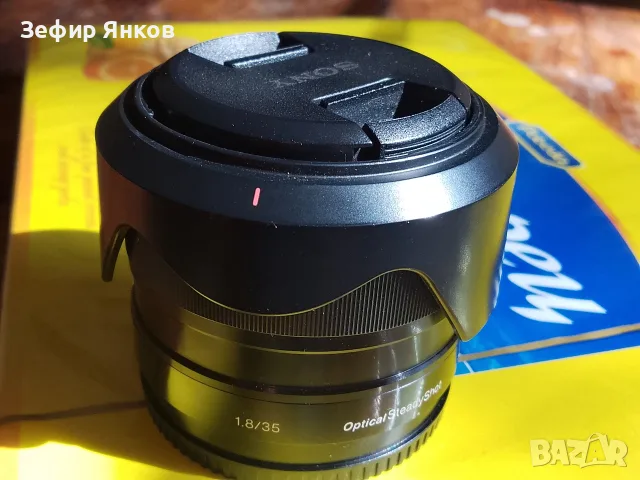 Sony 35mm /F-1,8 OSS E-mount , снимка 13 - Обективи и филтри - 55670365