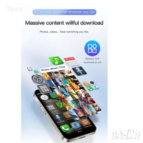 Мини смартфон, 3G WCDMA, снимка 4 - Други - 55683147