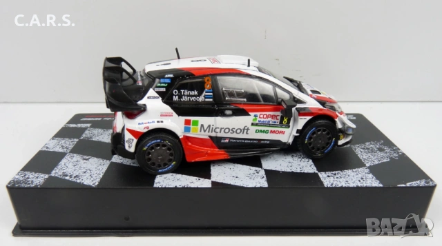 Метална количка Toyota Yaris WRC - Мащаб 1:43, снимка 6 - Колекции - 54147677