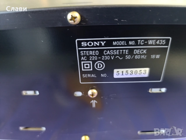 Двукасетъчен Дек SONY TC-WE435, снимка 9 - Декове - 54912894