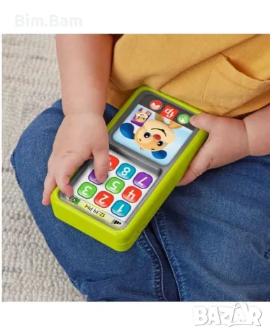 Образователен смартфон 2в1 Fisher Price - на български език / 75 звуци и фрази, снимка 4 - Образователни игри - 55396723
