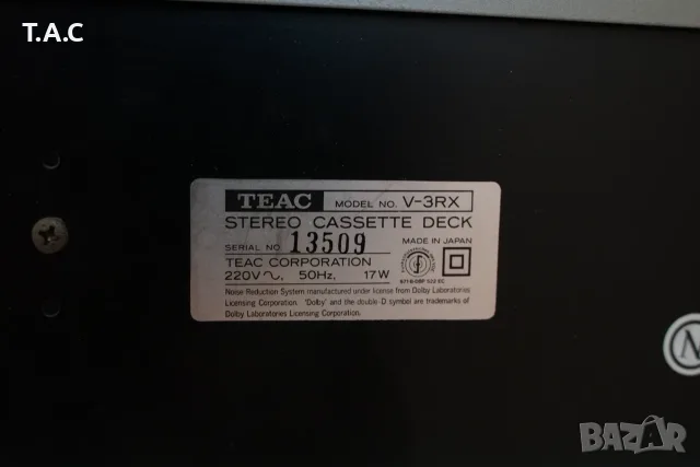 Teac V-3RX  обслужен, снимка 9 - Декове - 55446019