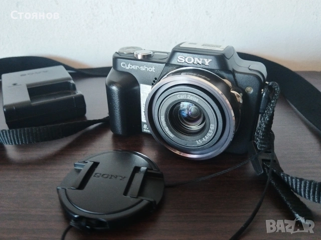 SONY Cyber-Shot DSC-H3 8.1 MP 10x Optical Zoom Japan , снимка 3 - Фотоапарати - 54979402