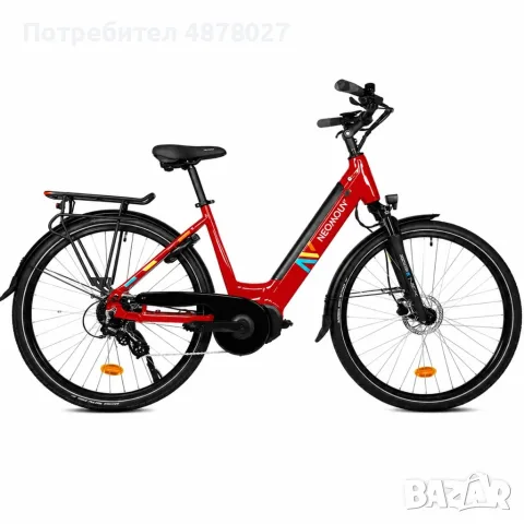 Електрически велосипед 26″ с батерия 522Wh, мотор 250W и пробег до 100 км – алуминиева рамка, 7 скор, снимка 5 - Велосипеди - 55626596