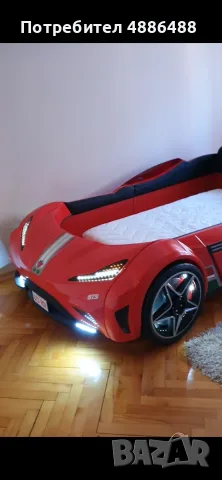 Детско легло-кола GTE, снимка 4 - Мебели за детската стая - 55294269