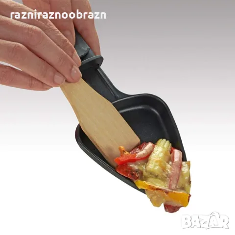 Раклет грил с овална каменна плоча Cooks Professional, снимка 4 - Скари - 55655759