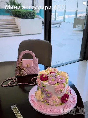 CHANEL MINI KELLY чанта, снимка 4 - Чанти - 55380695