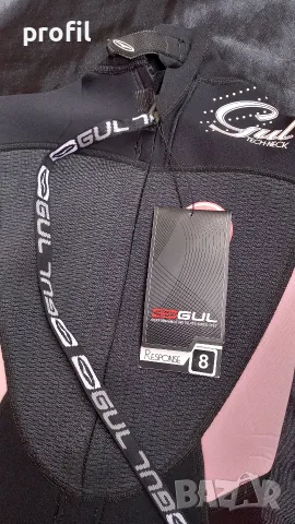 Нов дамски неопрен/wetsuit GUL S, снимка 4 - Водни спортове - 55407394