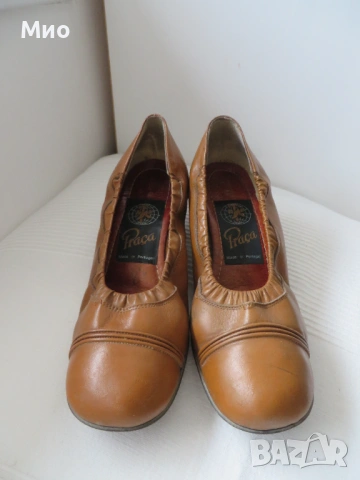 Португалски обувки Praga, естествена кожа, номер 38, снимка 2 - Дамски ежедневни обувки - 53962259