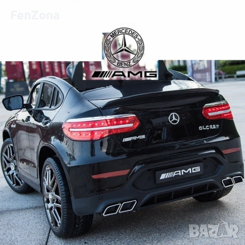 Акумулаторен джип Mercedes GLC63 COUPE 4X4 с меки гуми 12V, снимка 9 - Други - 54972496