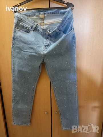 Дамски дънки 👖 52 номер , снимка 2 - Дънки - 55068075