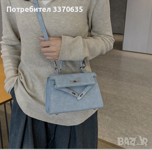 Дамска чанта Hermes Mini K*e*l*l*y, снимка 3 - Чанти - 55192990