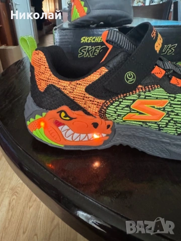 Маратонки Skechers Dino lights N 37, снимка 6 - Детски маратонки - 54730207