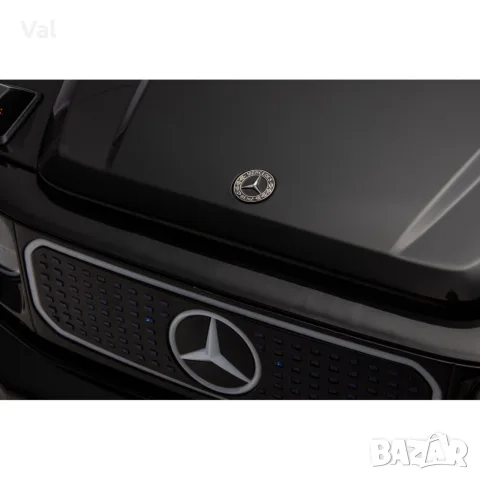 🚙 Акумулаторен джип Mercedes EQG Electric G-Class 12V с отварящи се врати меки гуми 4x4⚫️, снимка 15 - Електрически играчки - 55051280