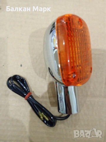 Хромиран Мигач за Honda Rebel / Shadow / Magna (K&S 25-1076), снимка 2 - Части - 55175100
