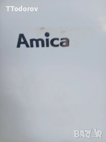 Малък хладилник с камера Amica KS15123W, 106 литра, снимка 4 - Хладилници - 54239414