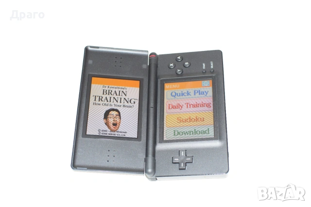 Nintendo DS Lite (Black) – Почти нова, перфектно козметично състояние, снимка 3 - Nintendo конзоли - 54978421