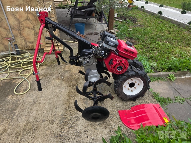 Моторна фреза Raider RD-T08 – КАТО НОВА (ползвана веднъж, снимка 4 - Селскостопанска техника - 54482519