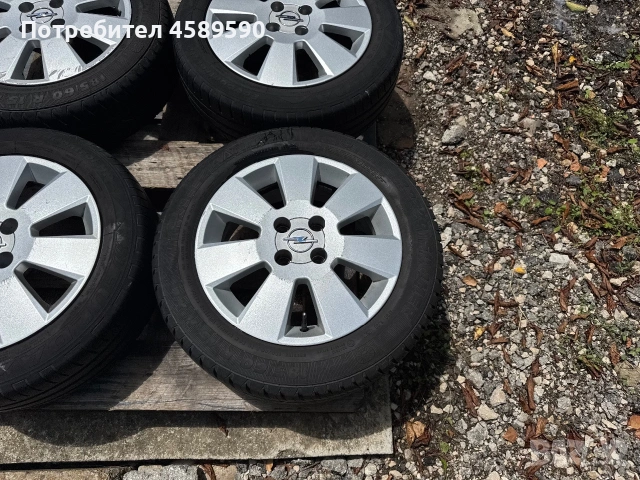 4бр.Алуминиеви джанти 15цола 4x100+ГУМИ за Opel Corsa D,E,Chevrolet Aveo,Fiat Punto, снимка 4 - Гуми и джанти - 55282507