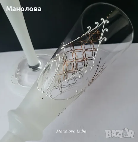 Емблематичен модел сватбени/ритуални чаши производство СИП, снимка 2 - Други - 55620872