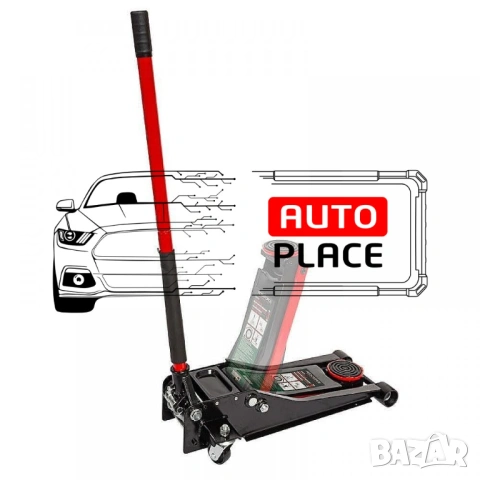 Нископрофилен крик крокодил 3 тона 75 – 510 мм  RockForce, снимка 2 - Други инструменти - 54032394