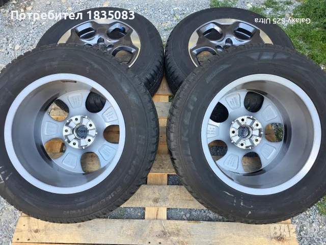 Лети джанти 16ки 5х110 Jeep + зимни гуми 215/65/16 Falken, снимка 9 - Гуми и джанти - 55424710