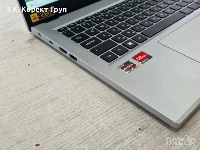 Лаптоп ACER Aspire 3 A315 / AMD RYZEN 5 7520U / RAM 16 GB / SSD 512 GB, снимка 4 - Лаптопи за дома - 54789297
