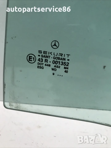 Стъкло за задна лява врата за Mercedes A-Class W168 (2001), снимка 2 - Части - 55277257