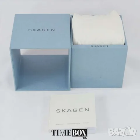 Skagen Anita Gray Leather SKW2267, снимка 4 - Дамски - 55351049