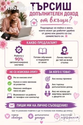 Допълнителен доход от в къщи